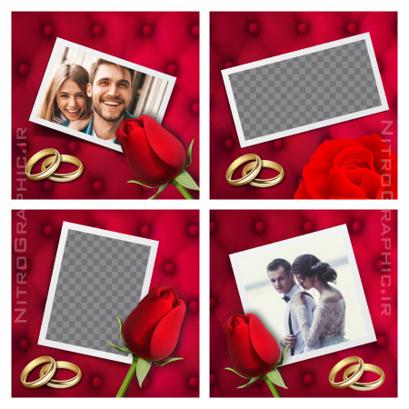 love wedding gold ring golden graphic art red design useful photo frames png transparent file
